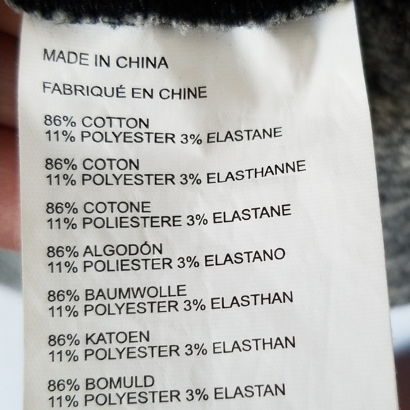 Club Monaco Gray Tech-Crepe Sweatshirt Medium EUC - Picture 4 of 5